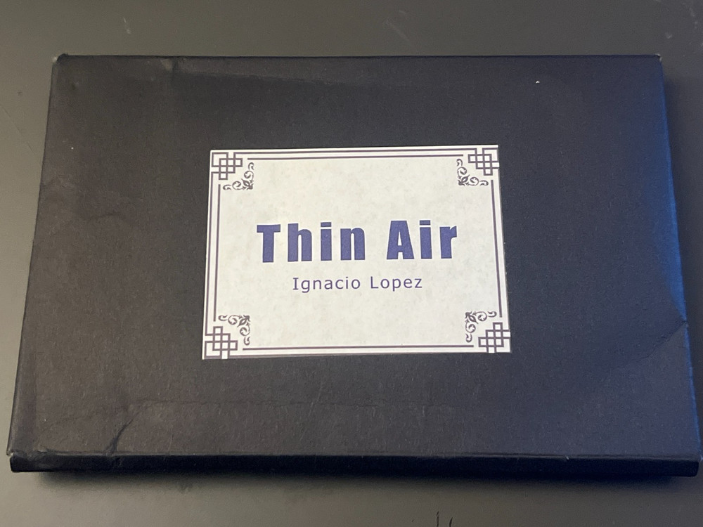 Thin Air Magic Trick – Ignacio Lopez – USED – Visual Close-Up Illusion