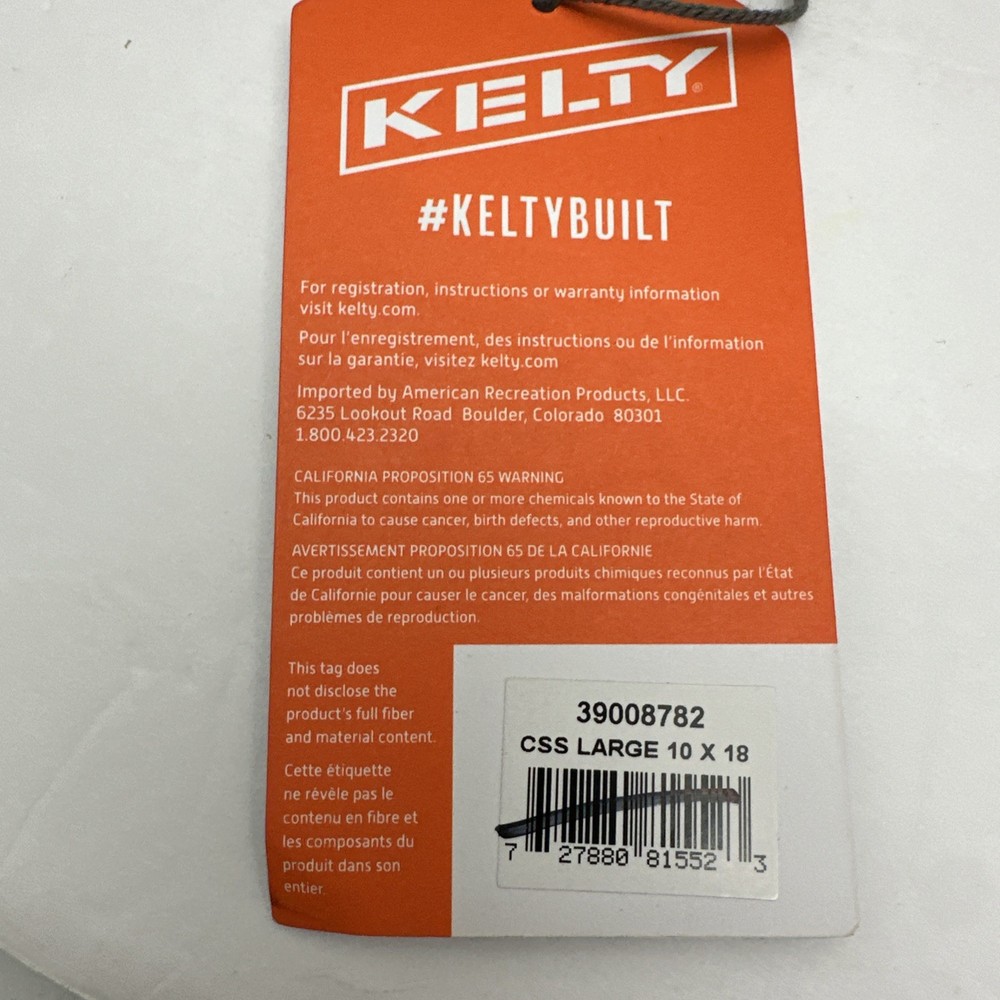 New Kelly Compression Stuff Sack Adjustable Shoulder Straps Large 10x18