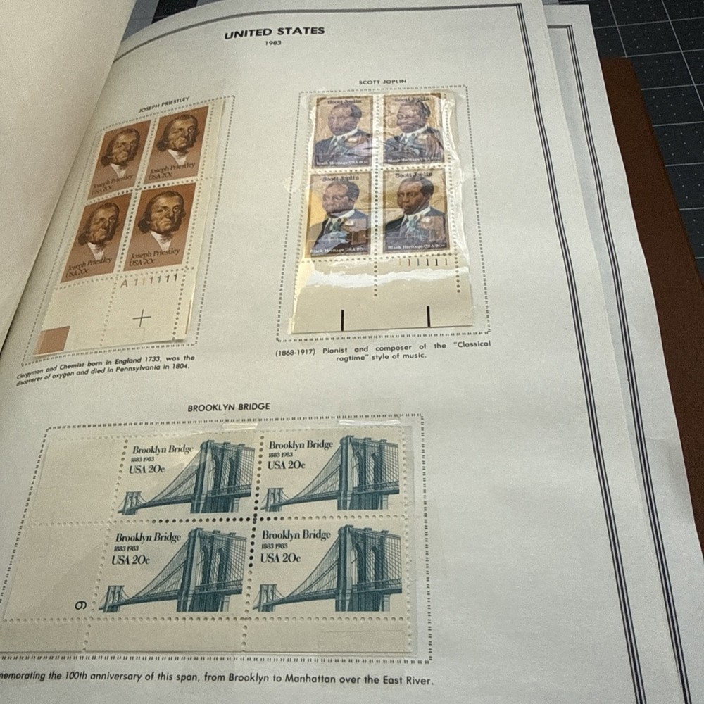 Harris Liberty US Plate Block Album