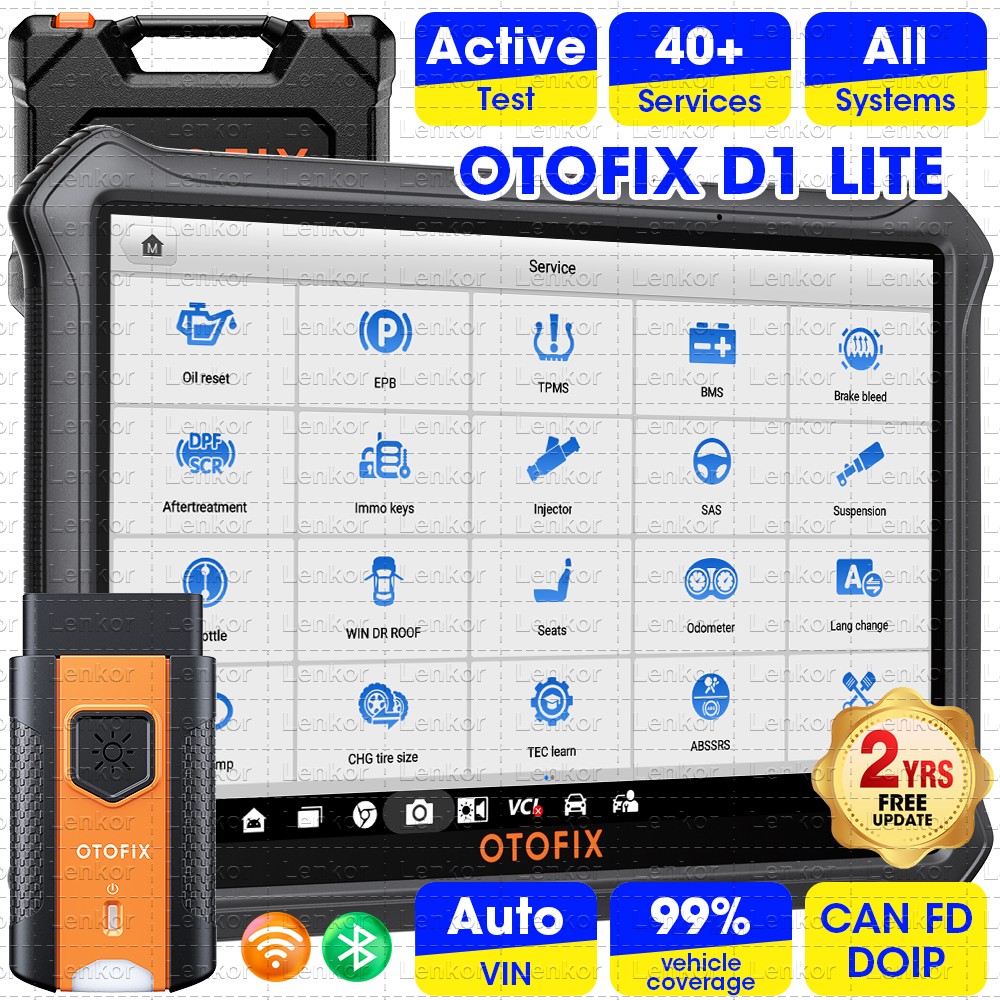 2025 OTOFIX D1 Lite Bidirectional Full System Diagnostic Tool Key Coding Scanner