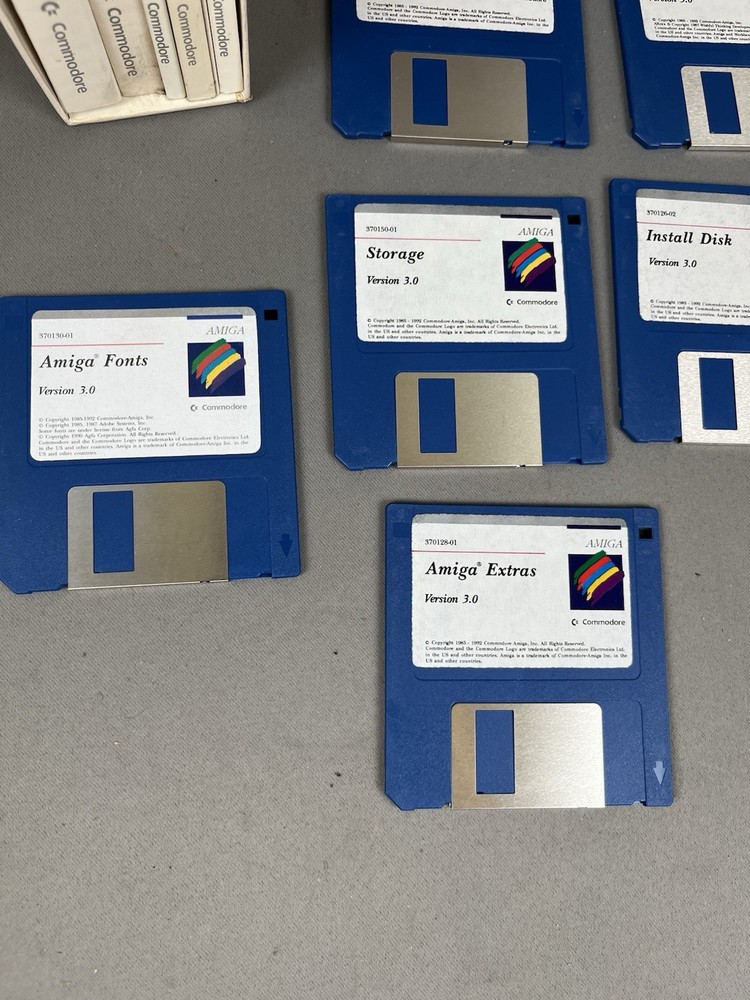 Commodore Amiga Version 3.0 Disks & Manuals - Vintage Computing