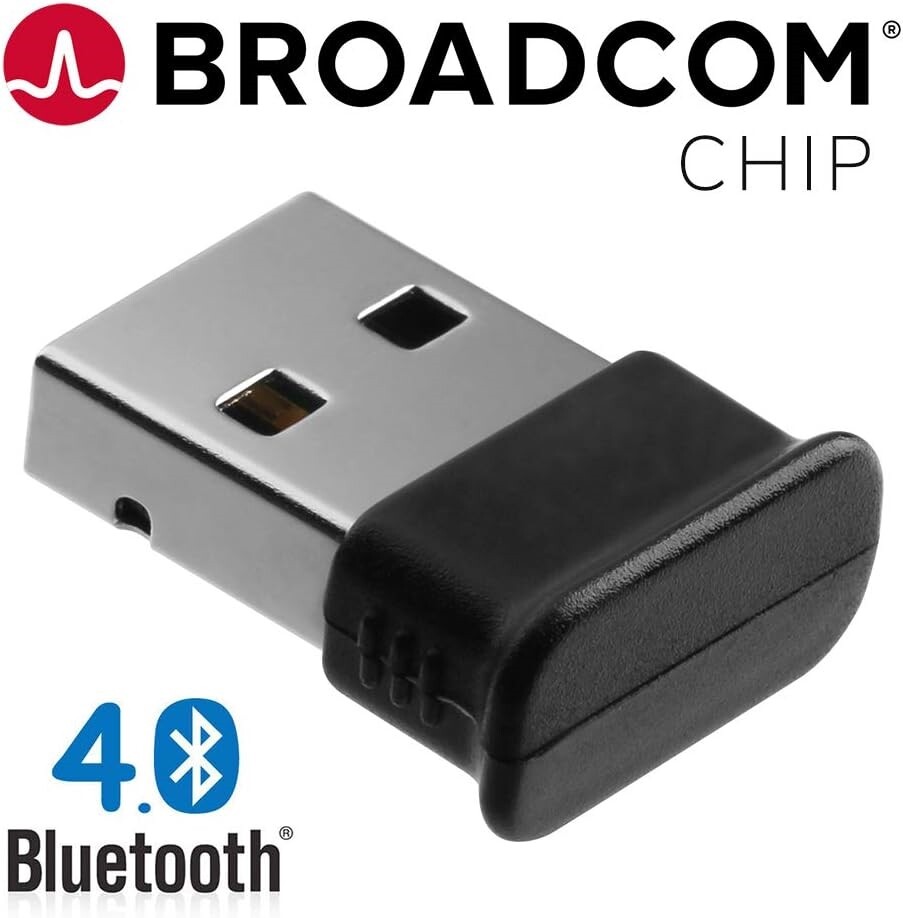 GMYLE Bluetooth 4.0 Mini-USB Adapter, Broadcom BCM20702, WIN 10 CSR Dual Mode