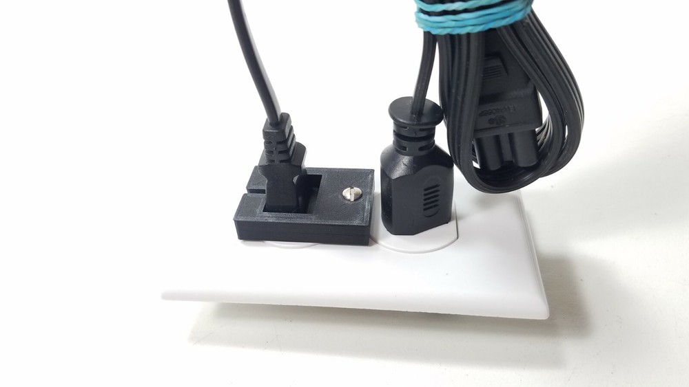 Secure-It Plug Holder "Keeps Your Plugs Secure* for your Router/Security System