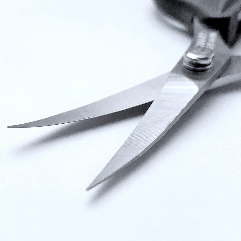 CANARY Spring Craft Scissors 6.3" - Thin Curved Sharp Tips, Japan Made