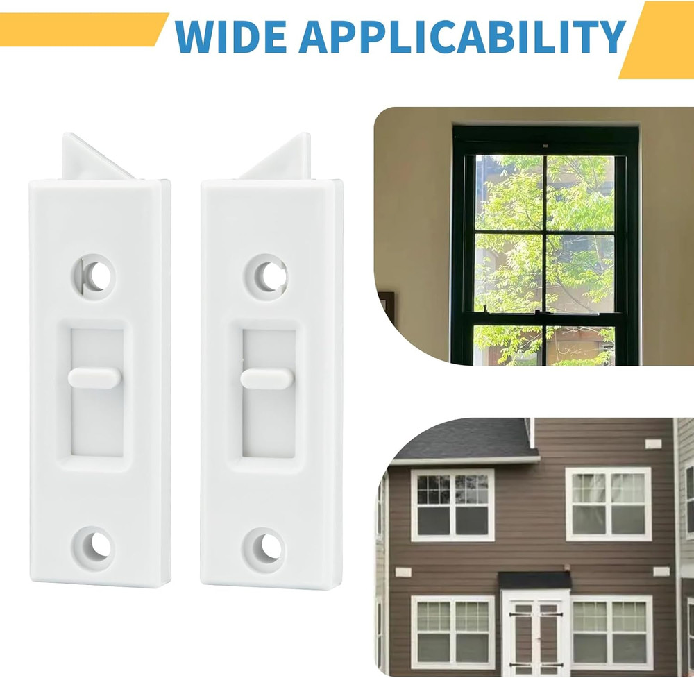 12 Pcs Window Latch Locks Spring Loaded Window Tilt Latch Replacement Part by Jp