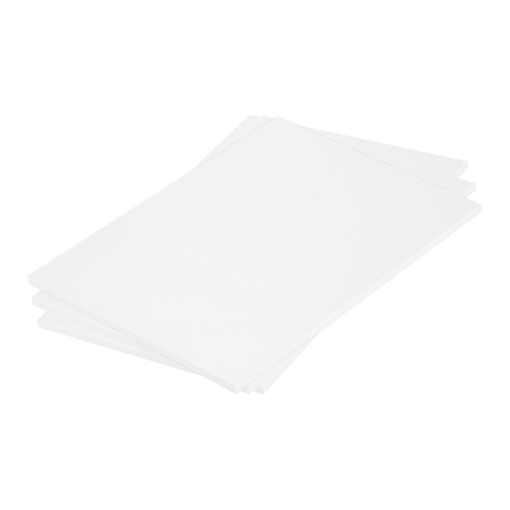 ABS Plastic Sheet 8 x 6 x 0.2" ABS Styrene Sheets White 3 Pcs