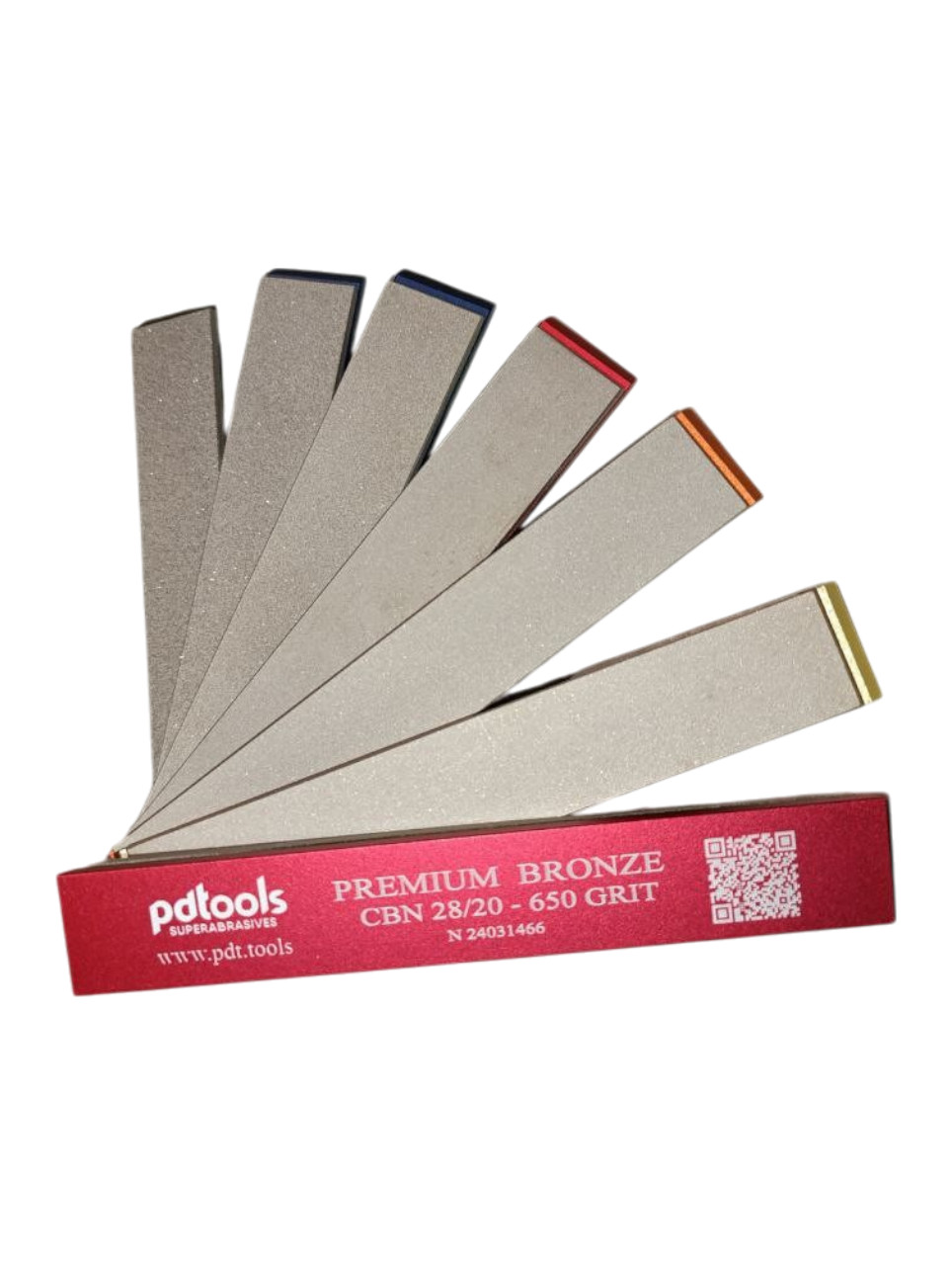 PDT CBN Sharpening Stone 1x6" Premium Bronze Metal Bond for Knife Sharpener