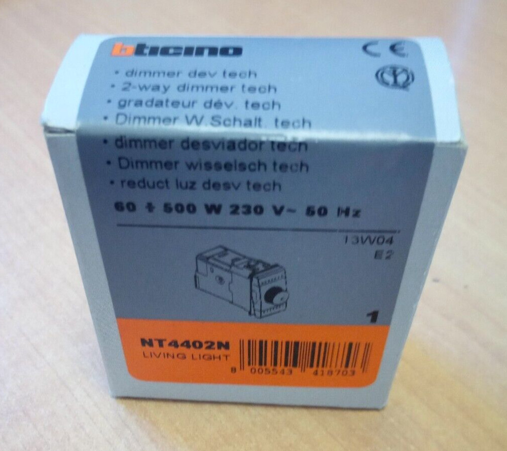 DIMMER DEV TECH BTICINO LIVING LIGHT NT4402N