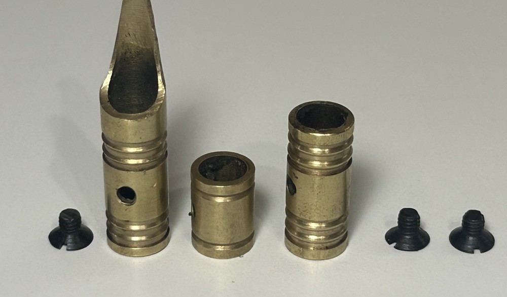 Ultra-Hi Miroku Kentucky Sidelock Muzzleloader Brass Thimbles W/ Screws