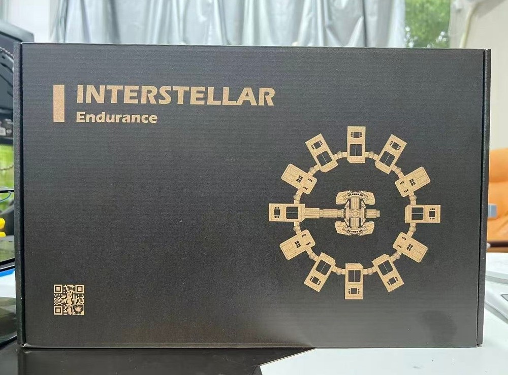 Interstellar Endurance Space Station Rotatable Model Ornament 3D Printed Gift