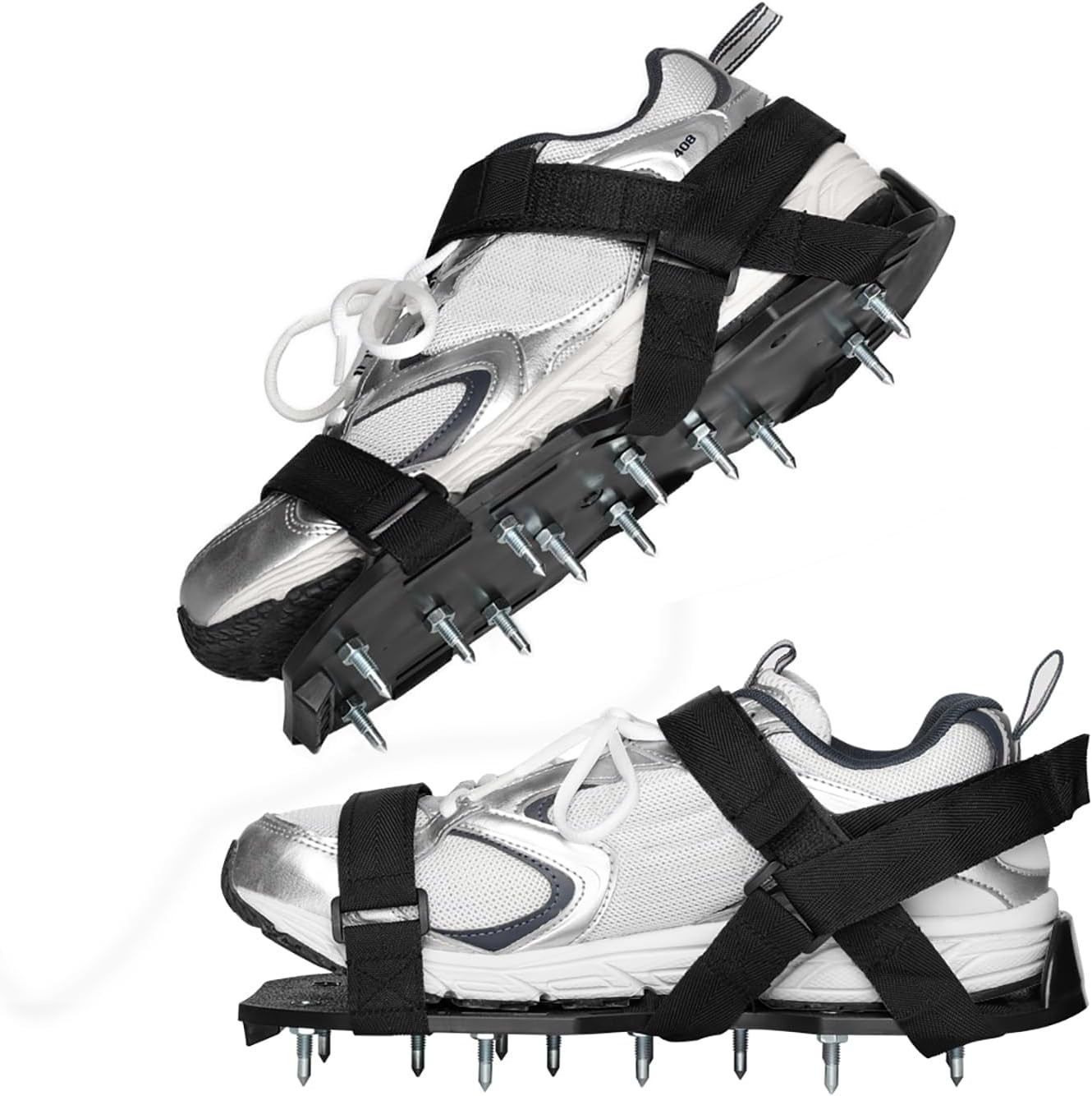 Spike Shoes for Epoxy Flooring Epoxy Shoes with 3/4" Short Spikes for Garage Flo