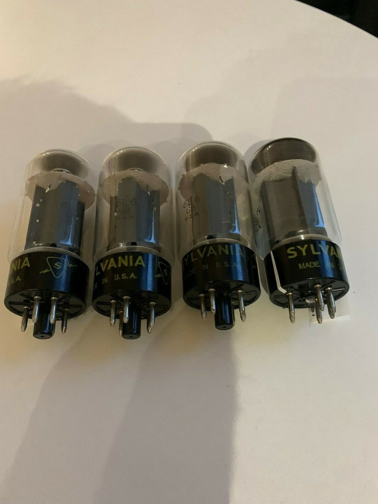 SYLVANIA 6L6GB NOS matched quad