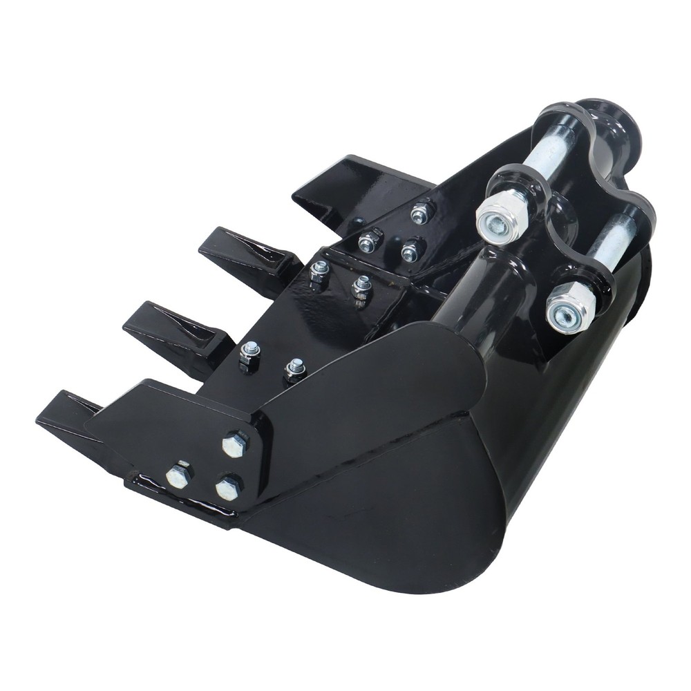Mini Excavator 400mm Tooth Bucket Digger Machine Attachment With Teeth