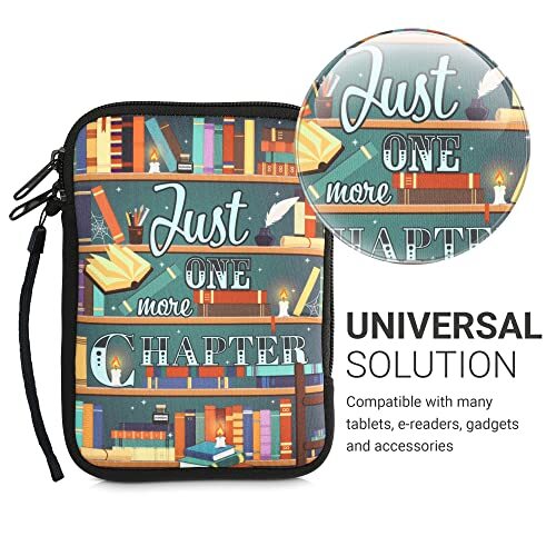 Neoprene e-Reader Pouch Size 6" eReader - Universal eBook Sleeve Case with