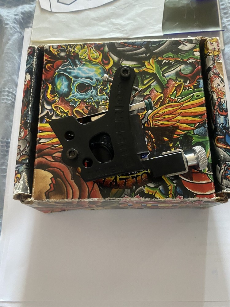 Superior Tattoo Machine RAVEN Soft Touch W/ Box