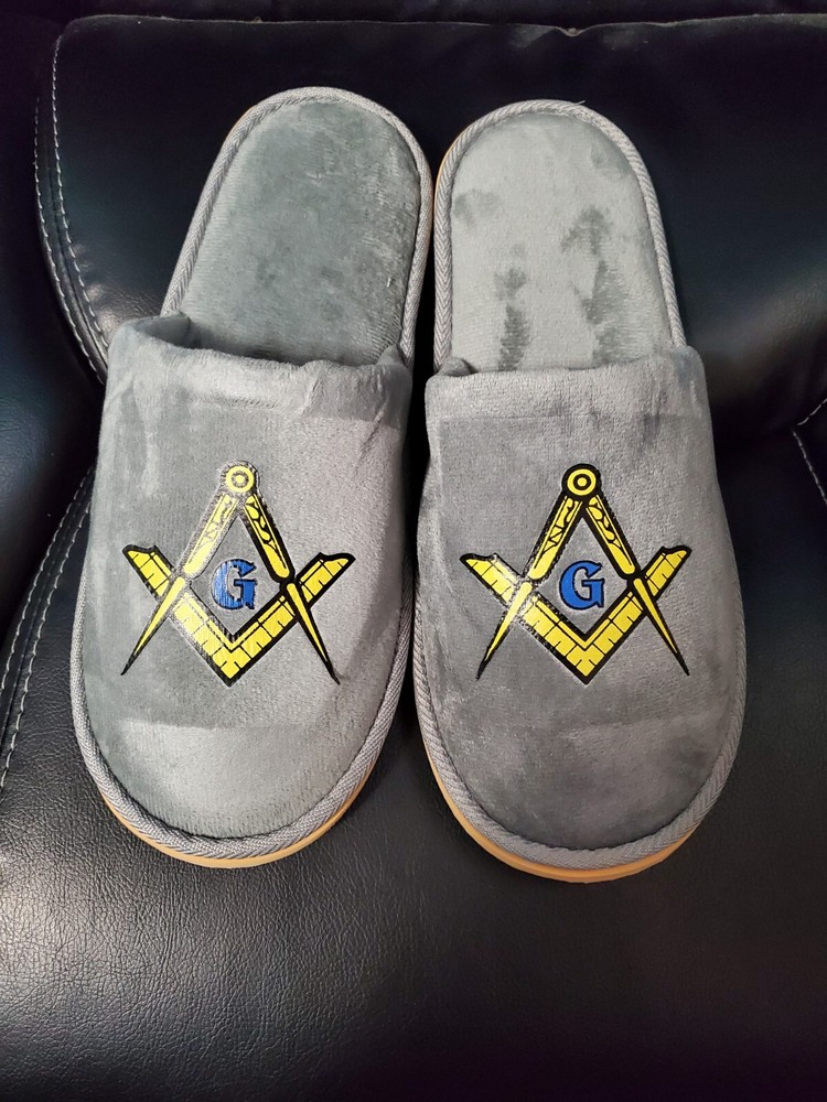 Masonic - Masonic Square And Compass Slippers