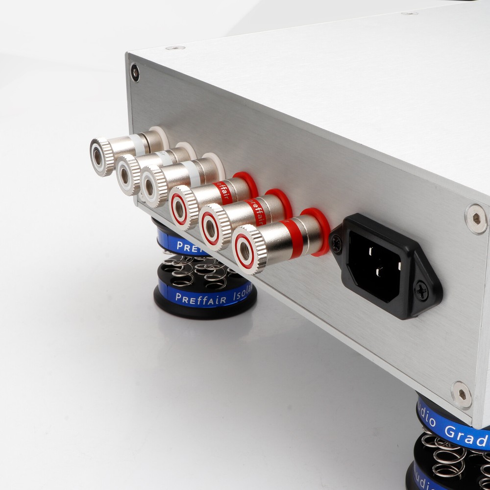 8pcs HIFI Binding Post Rhodium Plating Long Thread Terminal Speaker Plug Adapter