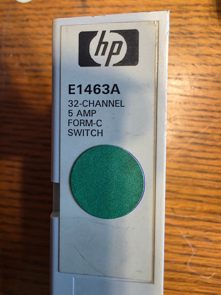 HP E1463A 32-Channel 5 Amp, Form C Switch - E1463-66510 Rev A (A)