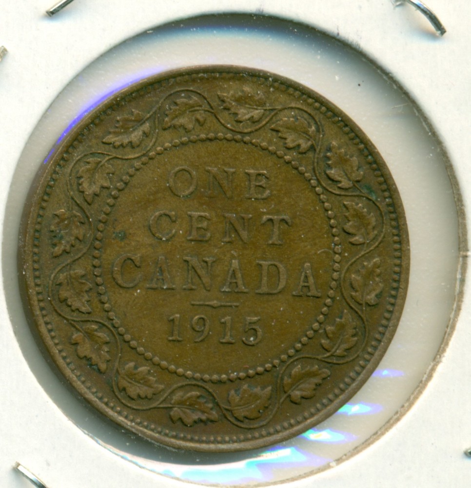1915 CANADA LARGE CENT, EXTRA FINE, GREAT PRICE!