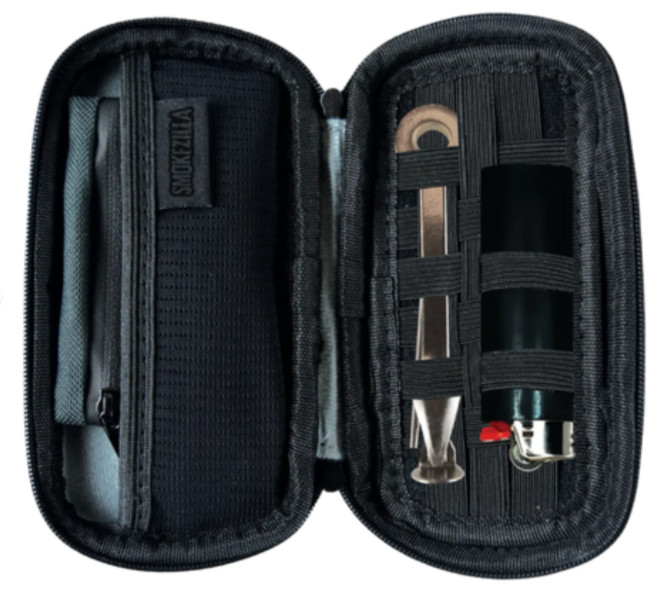 Smokezilla Solid Canvas Zipper Mini Tobacco Case w/Removeable Smell Proof Bag