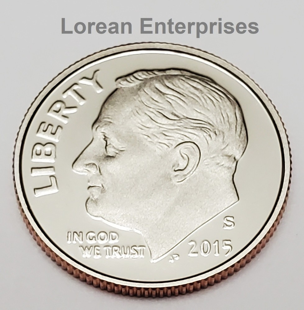 2015 S Roosevelt Dime CLAD ✼ PROOF✼
