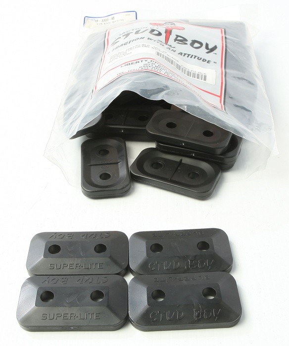 Stud Boy Super Lite Plus Double Backers Black 48-Pack
