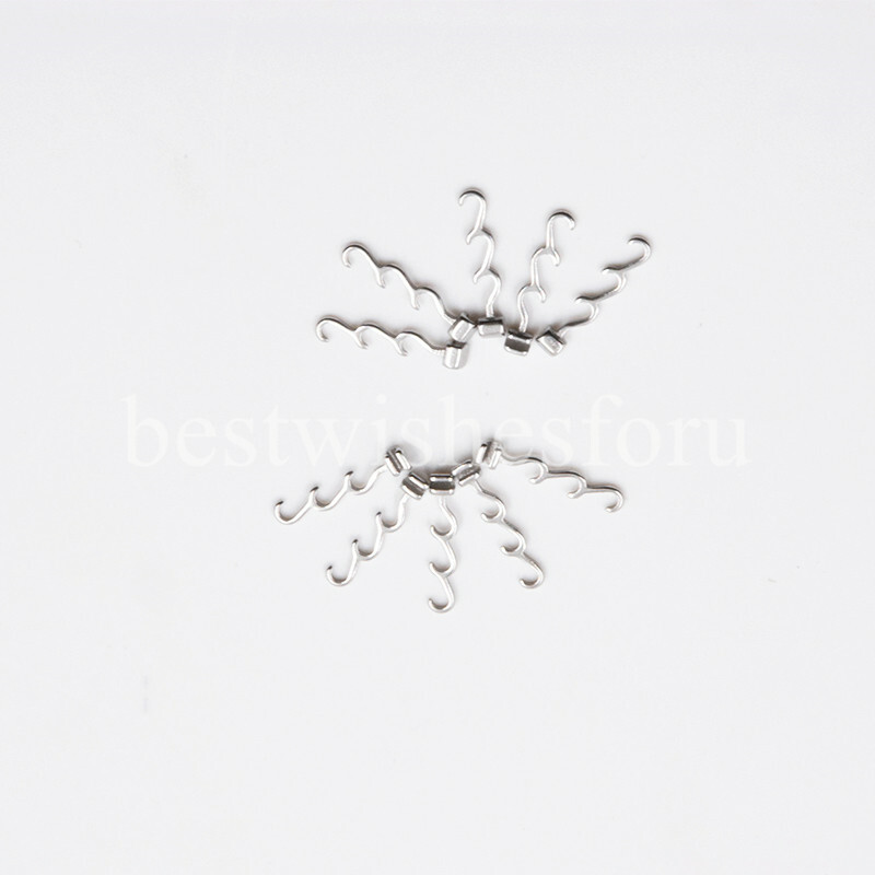 Dental Orthodontic Sliding Hooks Crimpable Left/Right Archwire Multi-Function