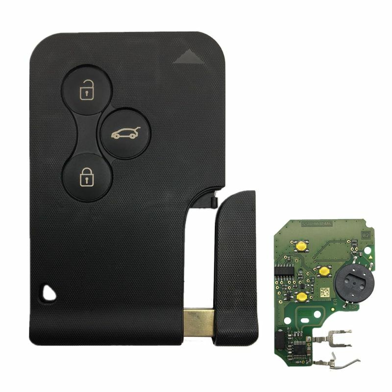 Virgin key card + electronic programming compatible Mégane 2 Scnic 2