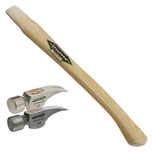 Stiletto STLHDL-C 18" Curved American Hickory Reverse Axe-Eye Replacement Handle