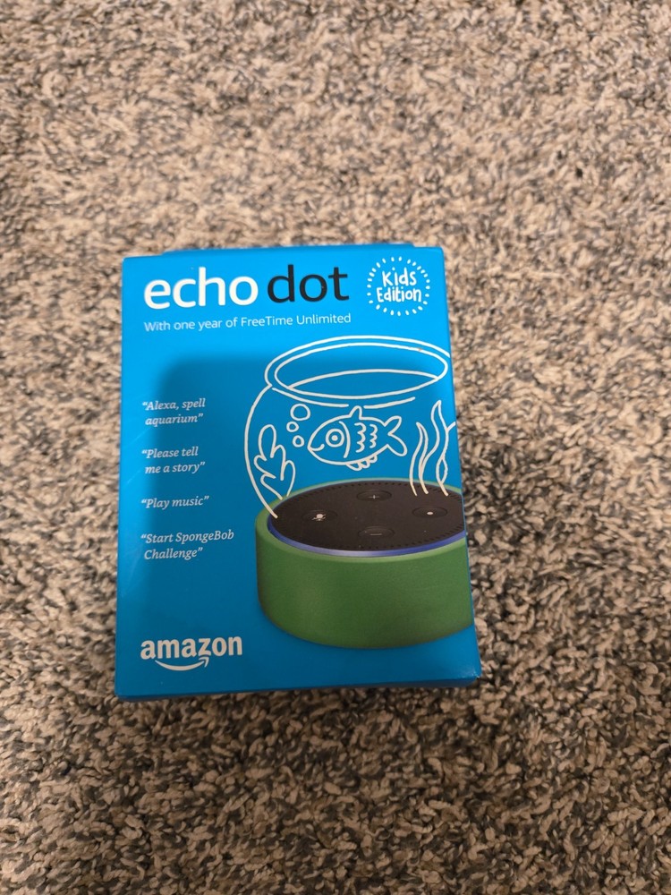 New Amazon Echo Dot Kids Edition Smart Speaker Green
