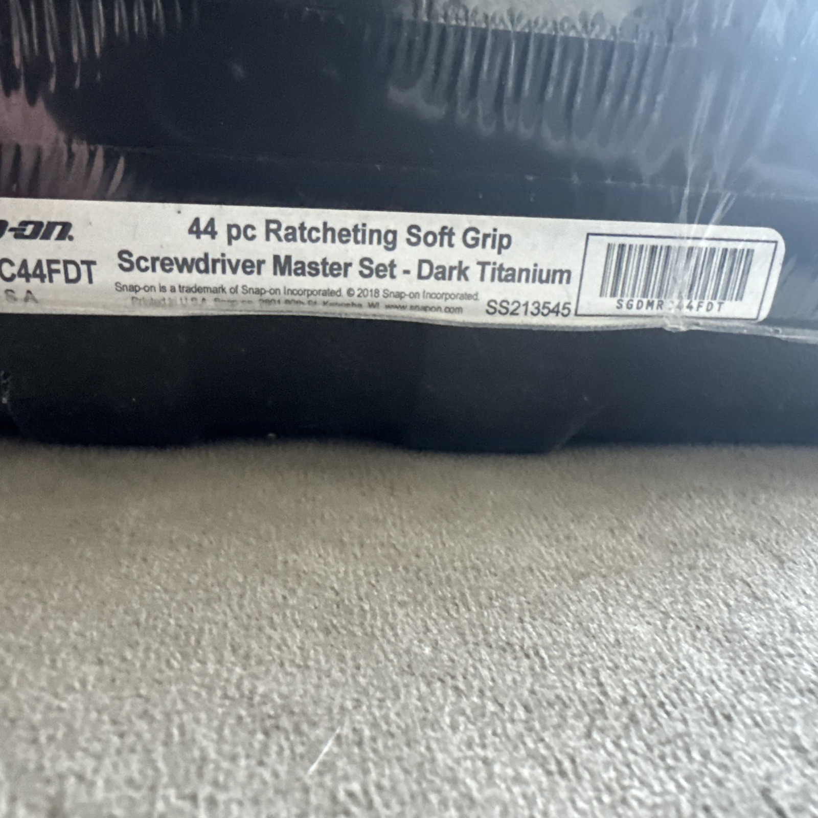 Snap-on 44 Pc Ratcheting Soft Grip Screwdriver Master Set New