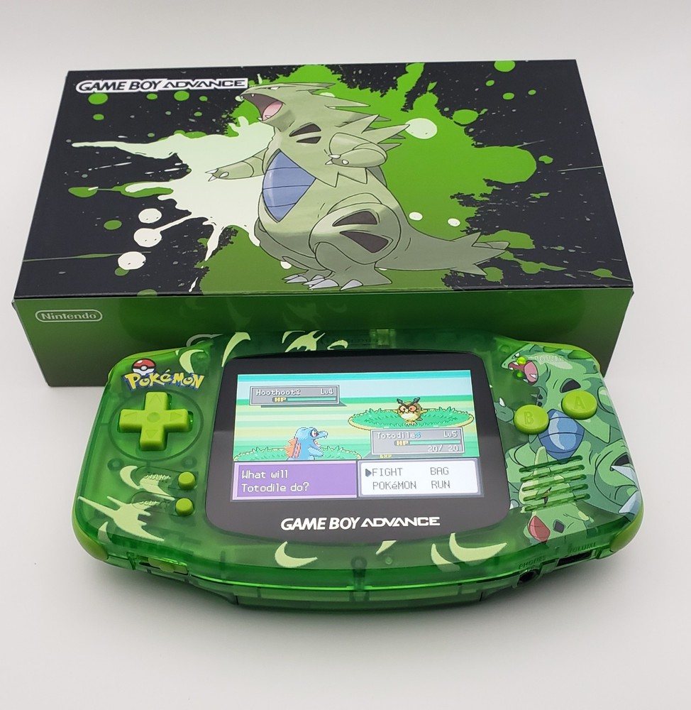 Tyranitar Game Boy Advance, Funnyplaying Backlit IPS Screen Pokemon Theme