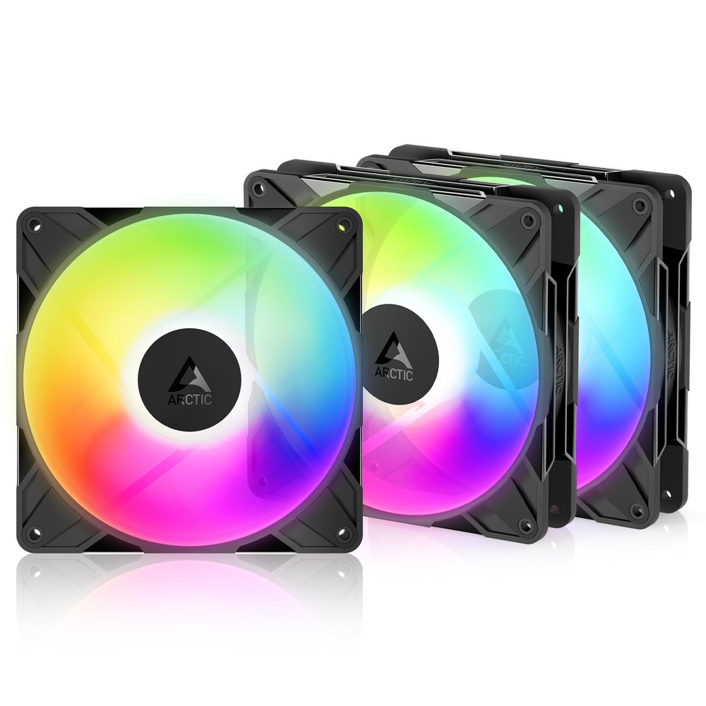 ARCTIC P14 Pro Reverse A-RGB – 3 Pack – 140 mm Premium Fan with Reverse...