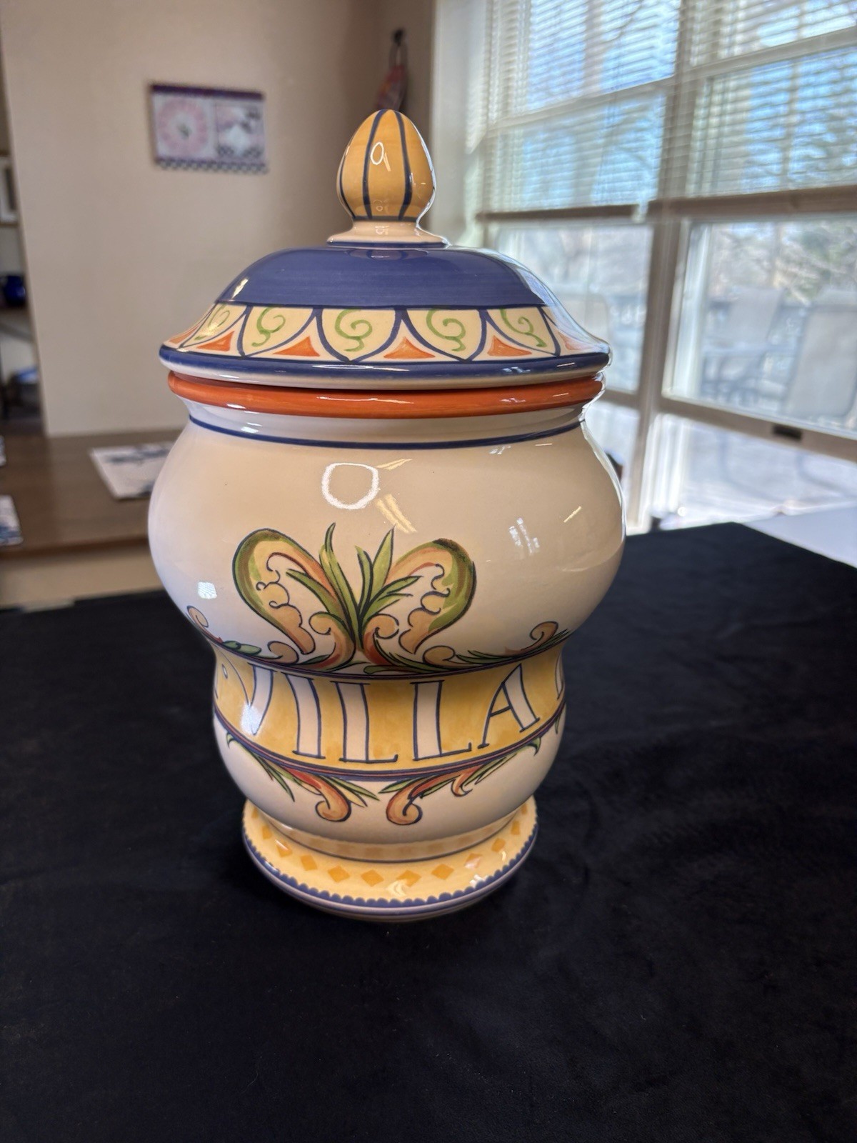 Pfaltzgraff Villa della Luna Della LUNA Ceramic Canister Jar