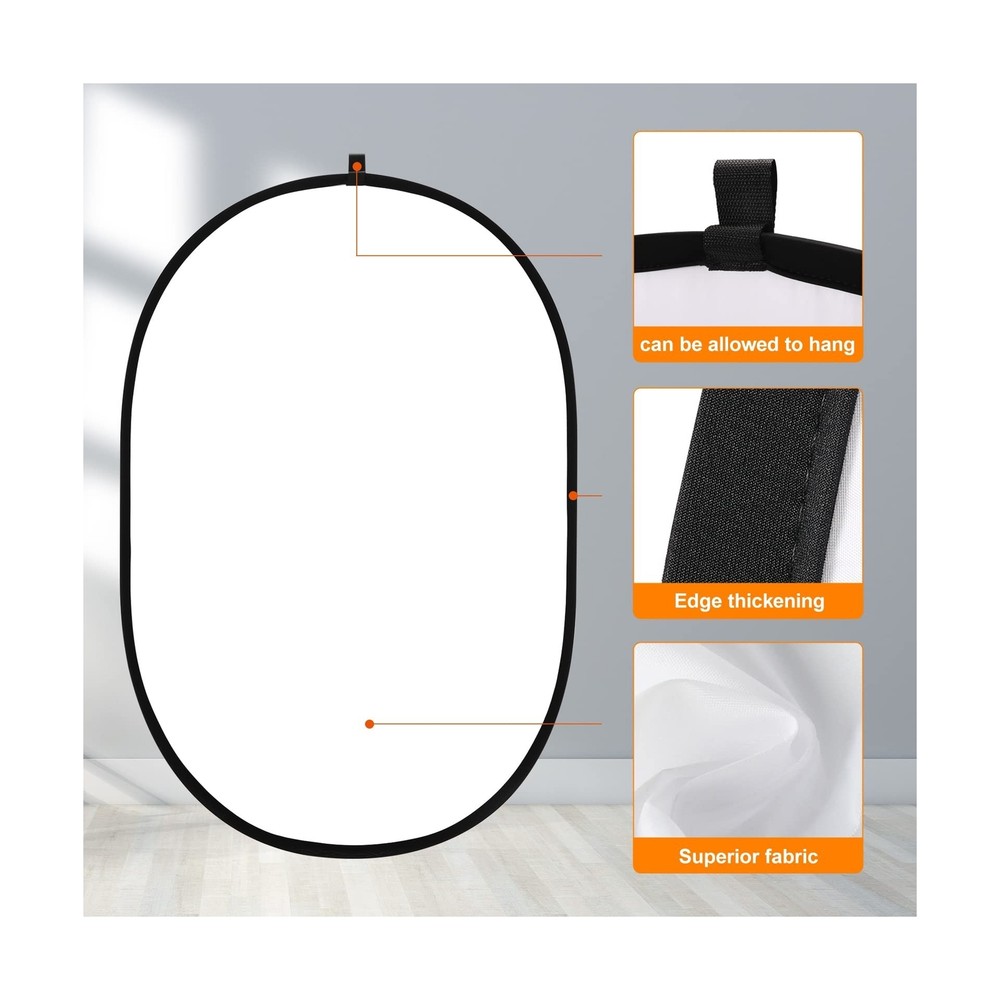 SUPON 60"x80"/150x200cm Lighting Studio Soft Light Diffuser, Collapsible Pop ...