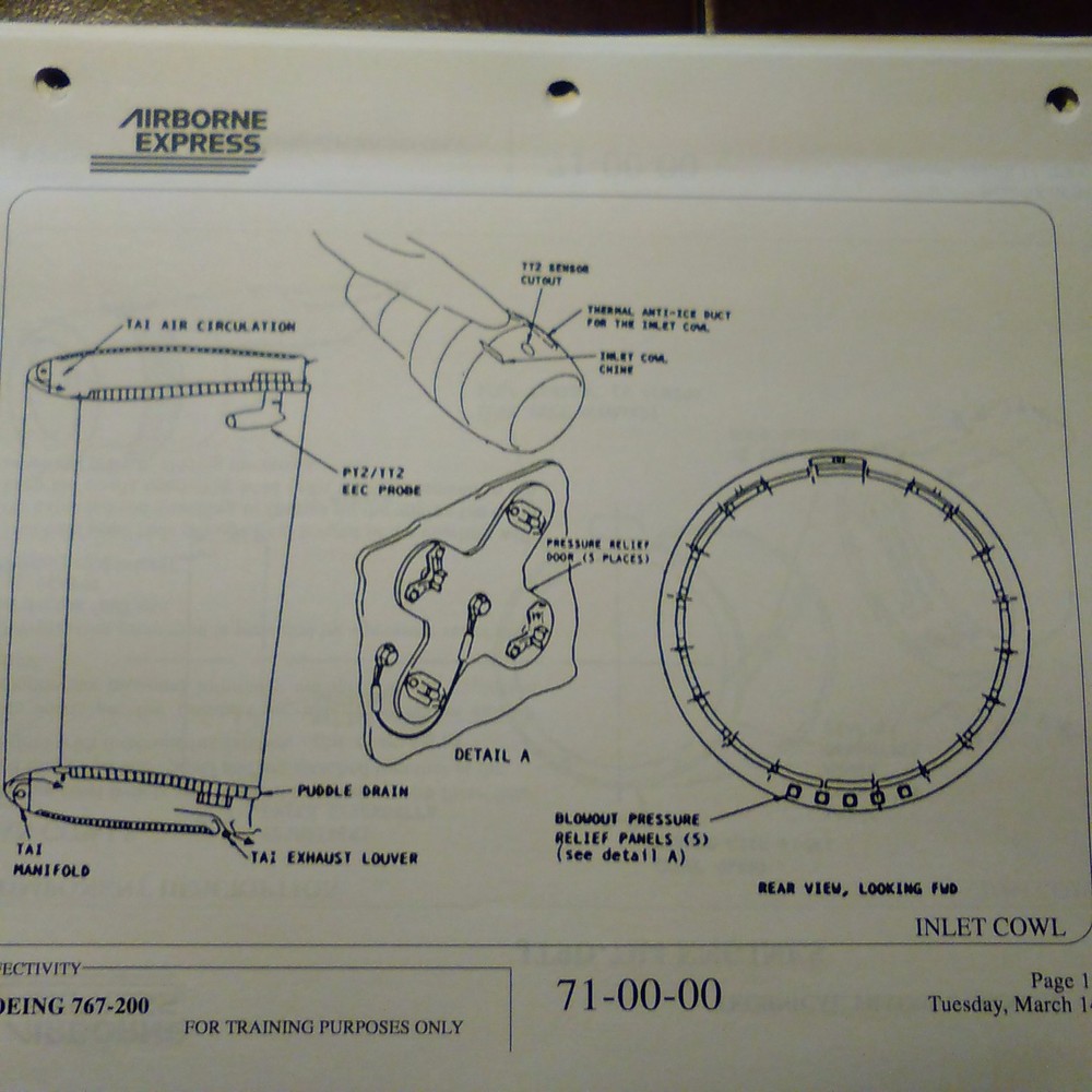 Pratt & Whitney JT9D-7R4 Technical Training Manual