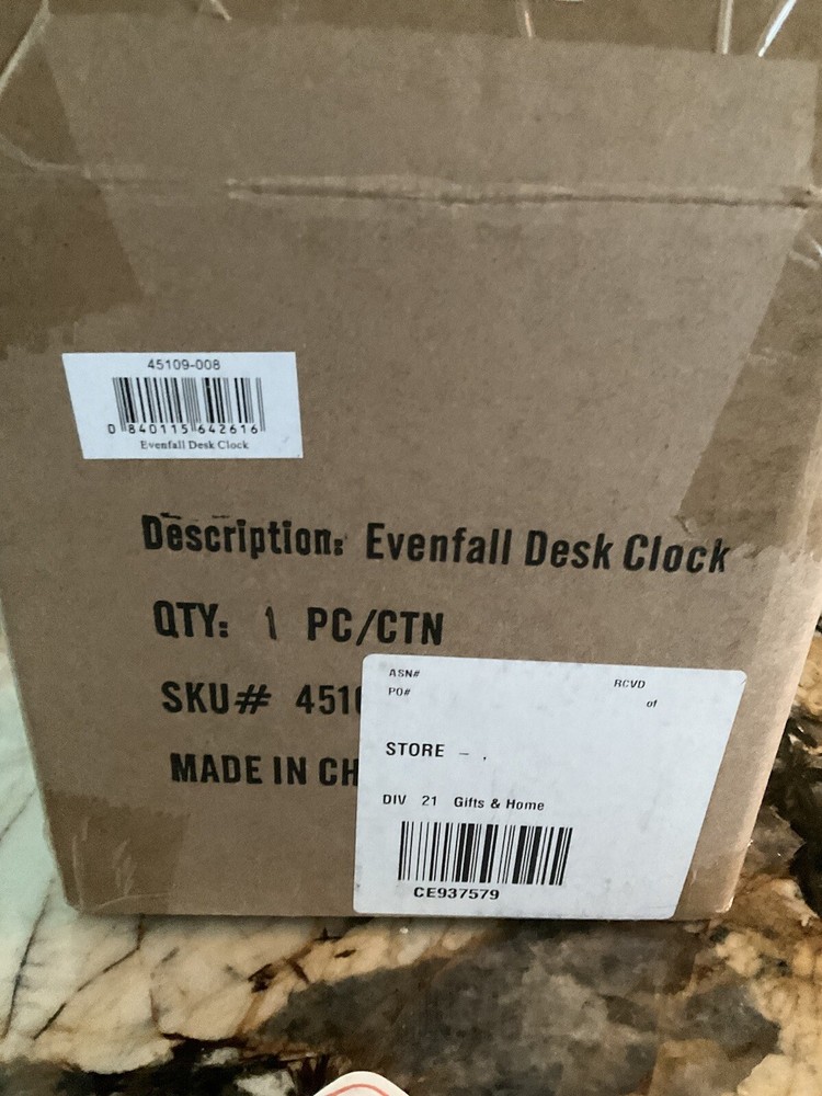 MacKenzie-Child’s Evenfall Desk Clock