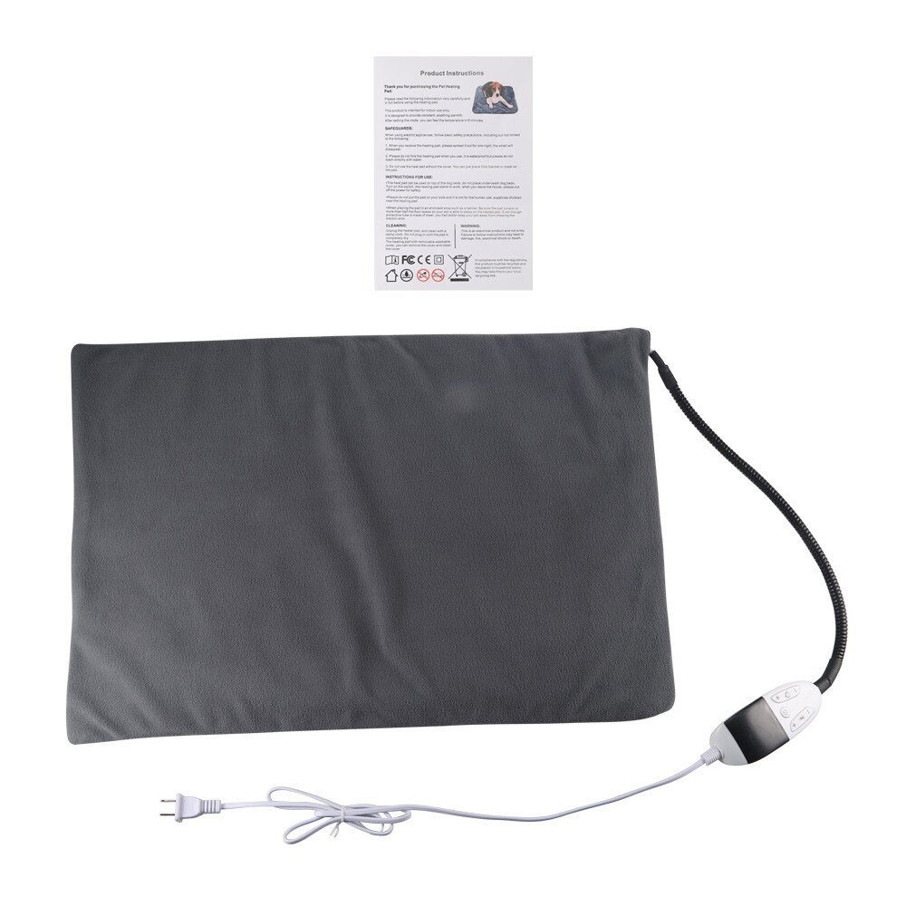 Large Pet Heating Pad Electric Blanket Waterproof Mat Warmer Washable Dog Cats