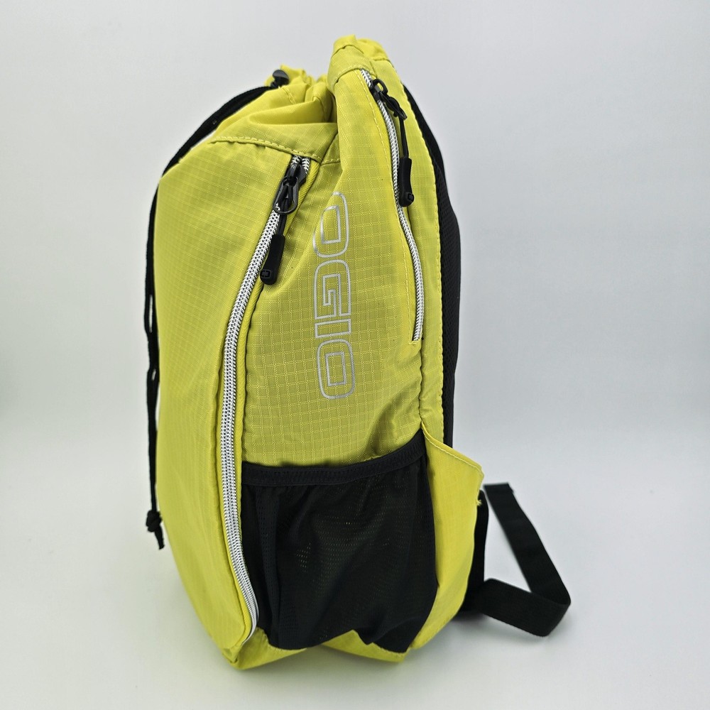 OGIO Sonic Sling Backpack Daypack Crossbody Black Ripstop Drawstring Zip Pockets