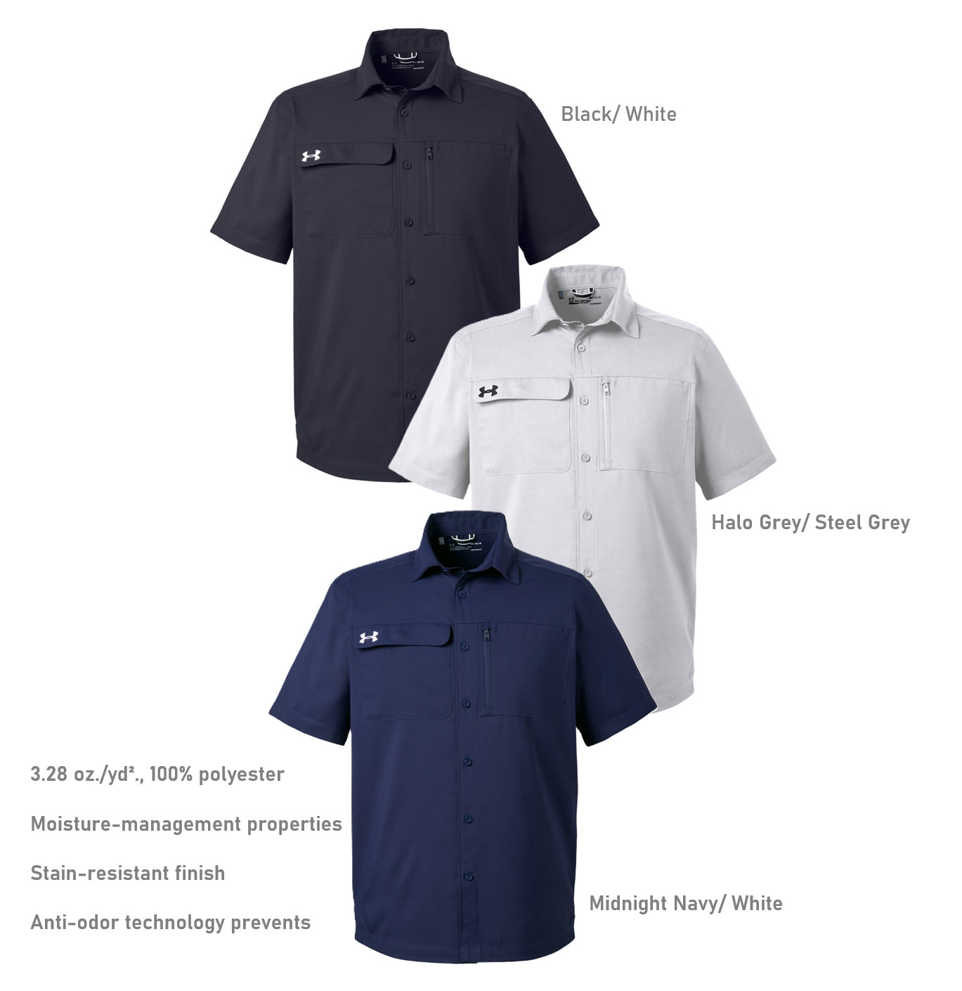 Under Armour - Men's UPF 30 Motivate Coach Woven Shirt - 1351360