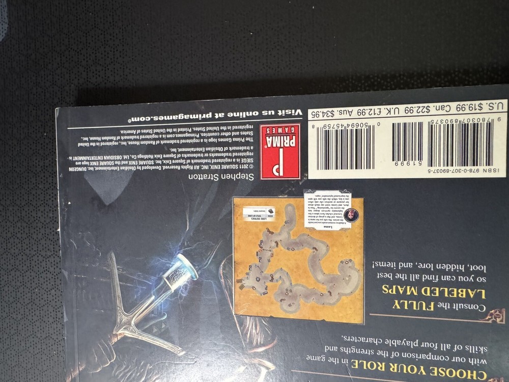 Dungeon Siege 3 Strategy Guide Prima Games 2011