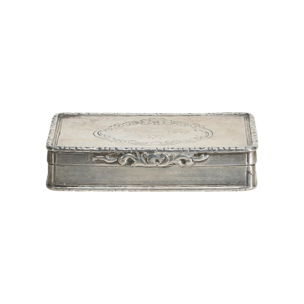 Ladies Sterling Silver Vanity Snuff Box