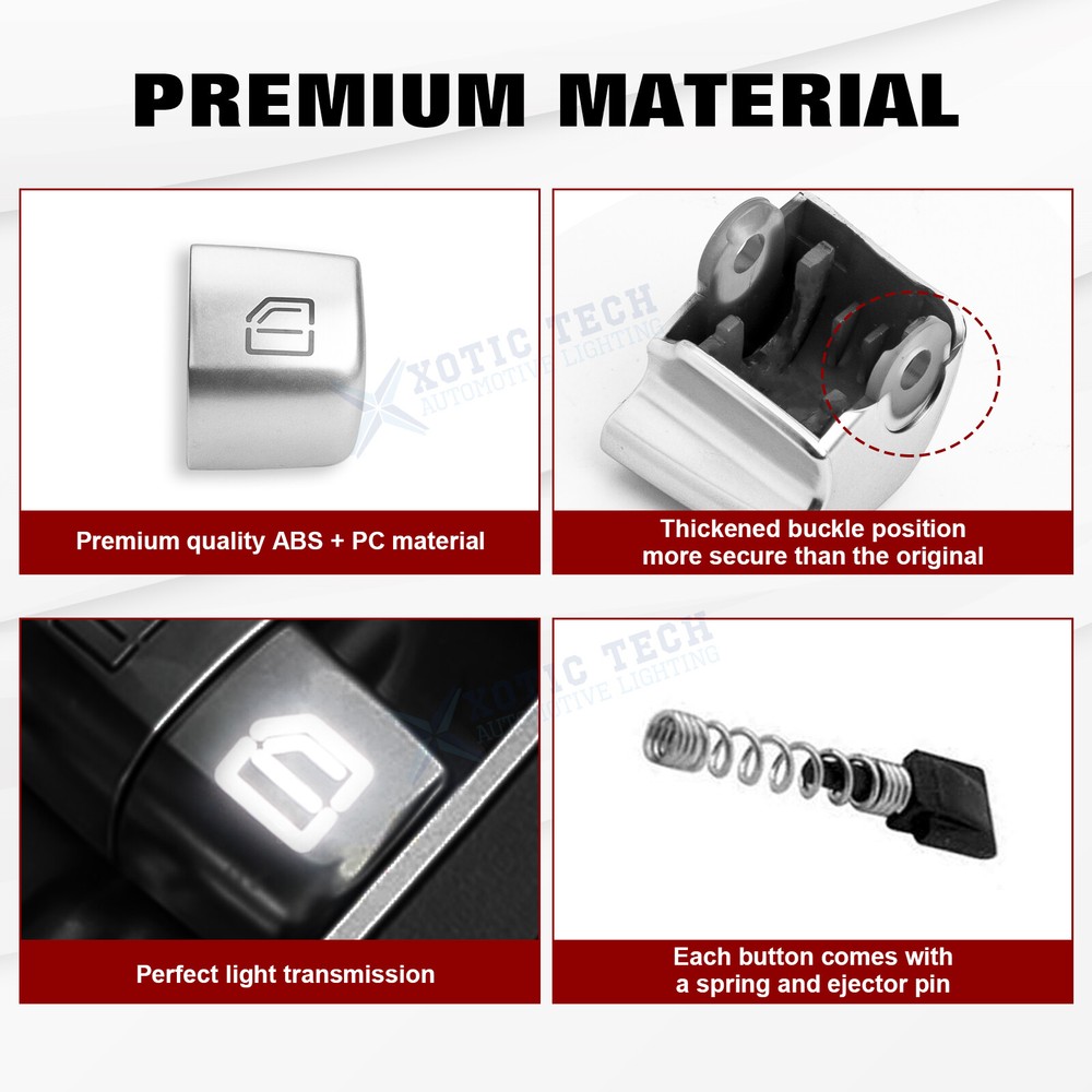 Window Master Switch Power Push Button Replace For Mercedes Benz C S E Class