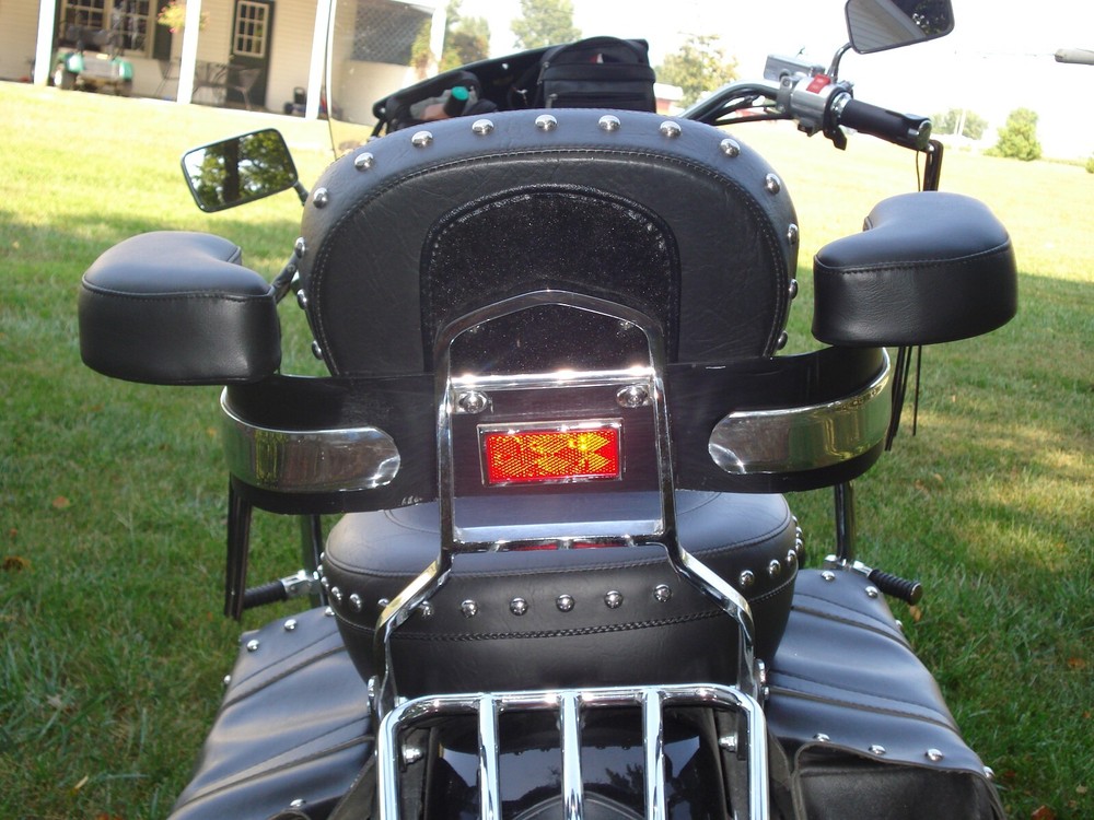Motorcycle Armrest studded- Standard 15" Width