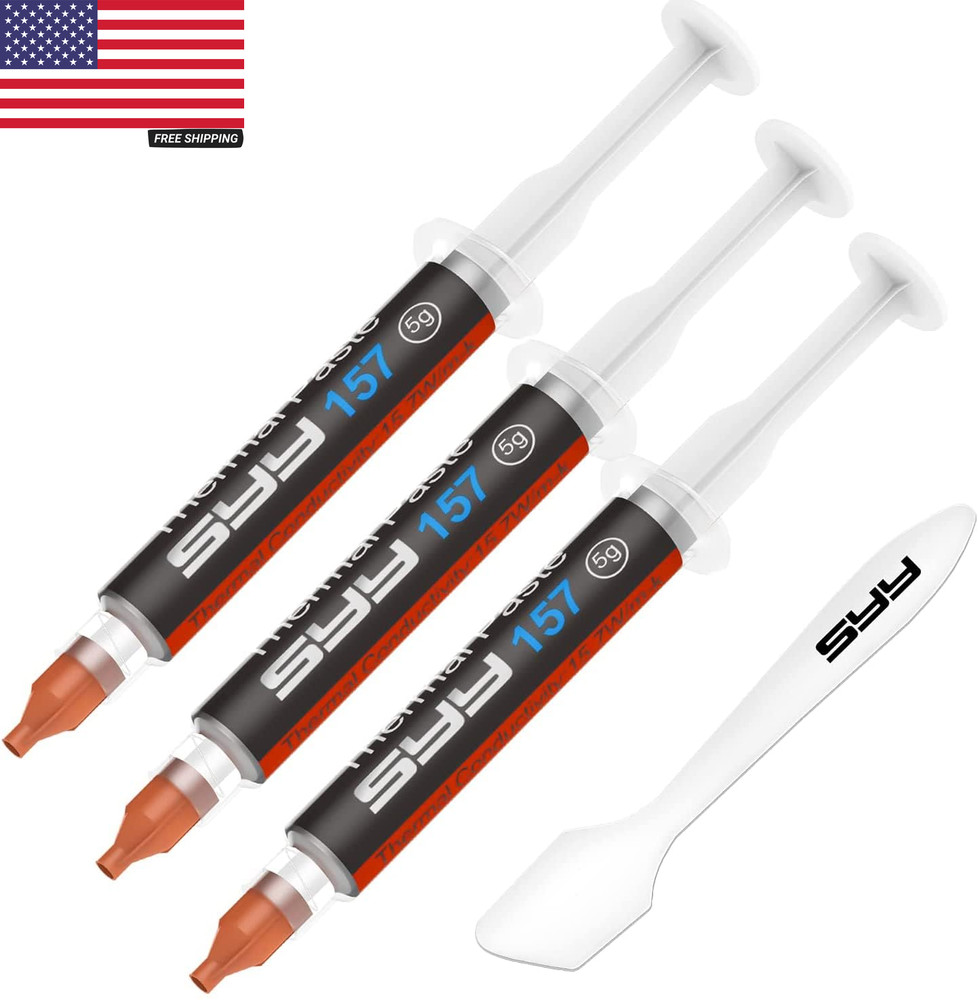 Thermal Paste with Tool Kit, 15 Grams CPU Paste Thermal Compound Heatsink for Ic