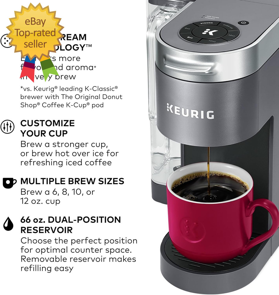 The Supreme Single Serve Cup Pod Coffee Maker Multistream Technology 4 Brew
