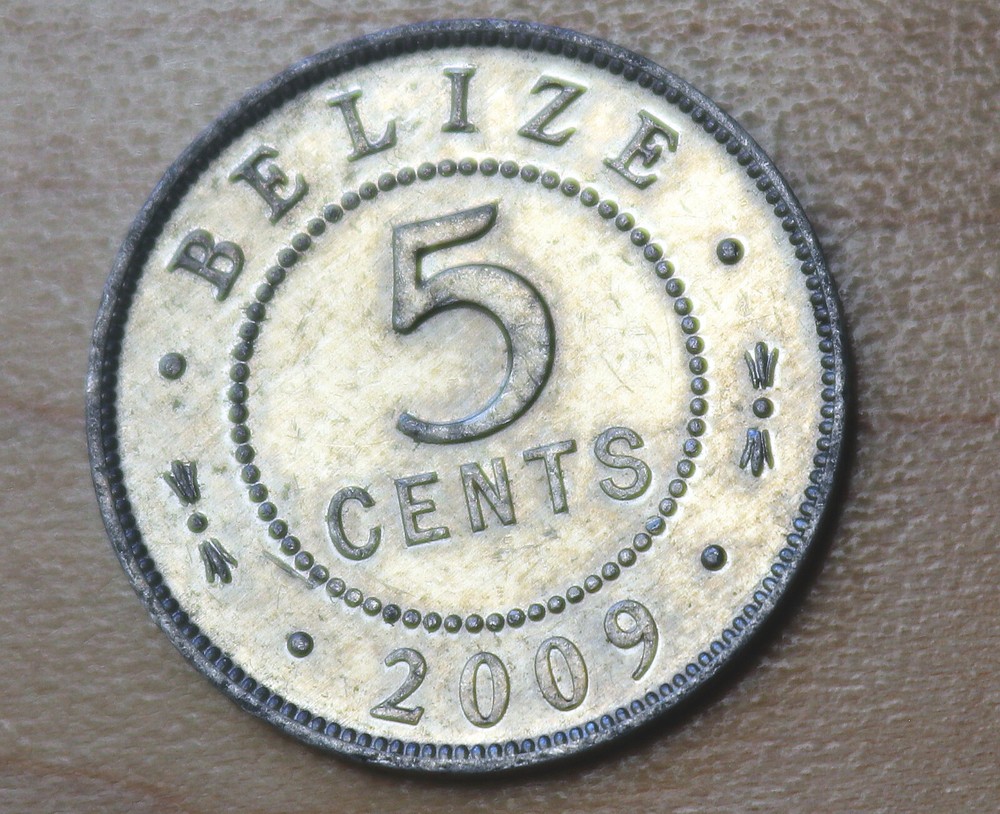 2009 Belize 5 Cents