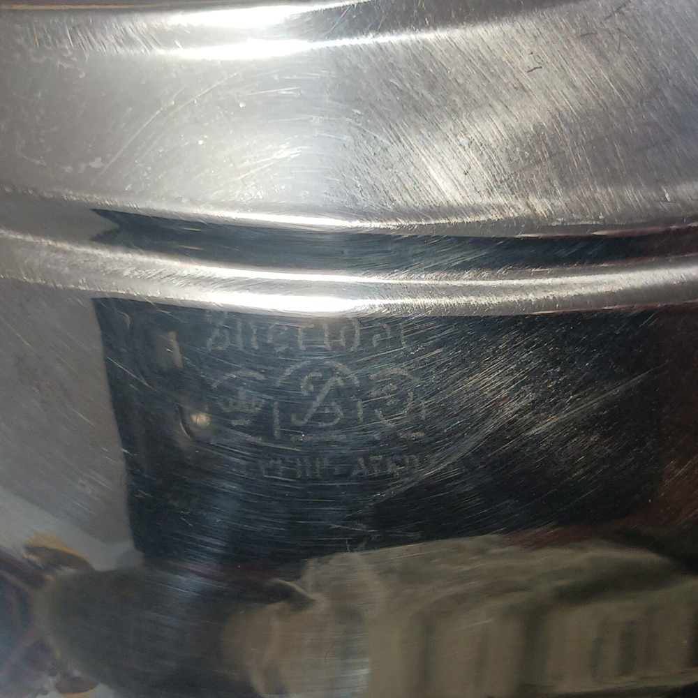 Vintage Silverplate Triple Clamshell Serving Dish with Taper Candle Holder