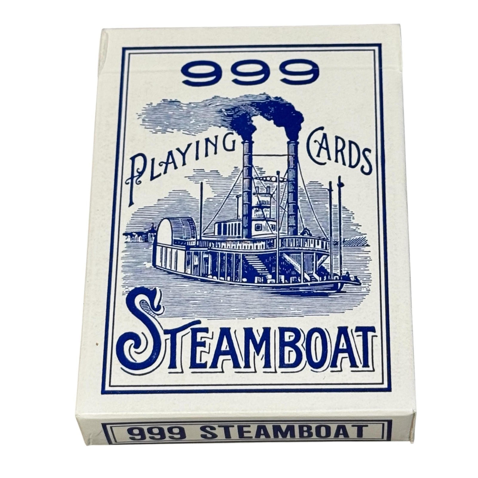 999 Steamboat Playing Cards U.S. Playing Card Co Blue Sealed Deck New Classic