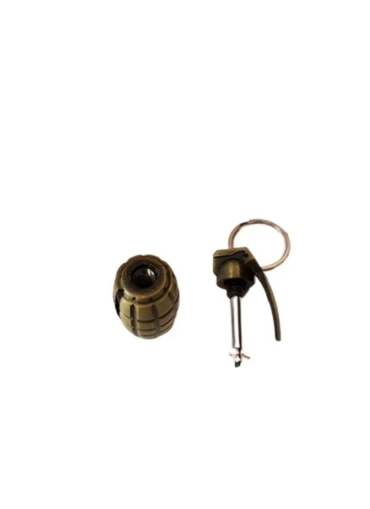 Reusable Metal Matchstick Keychain Ring Flint Match Lighter Fire Starter
